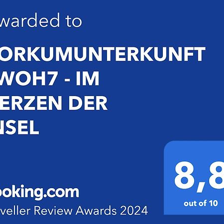 Borkumunterkunft - Woh7 - Im Herzen Der Insel Екстер'єр фото